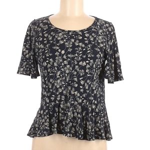 Lucky Brand Peplum Floral Top